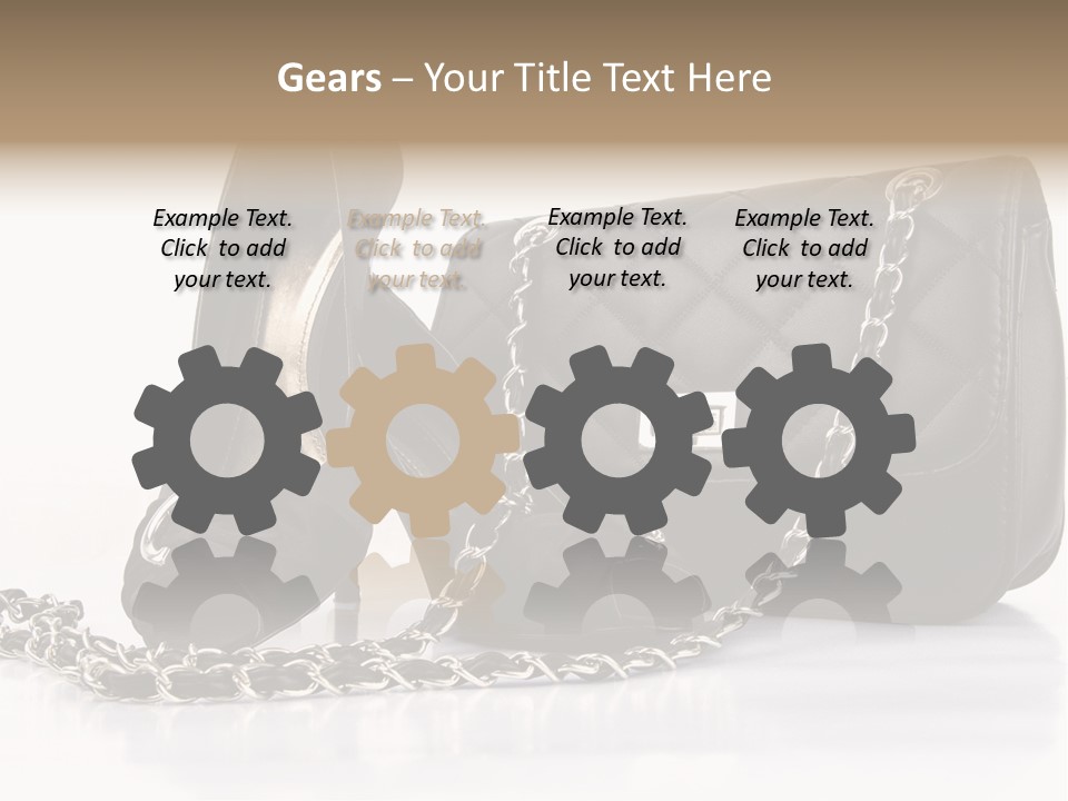 White Leg Heels PowerPoint Template