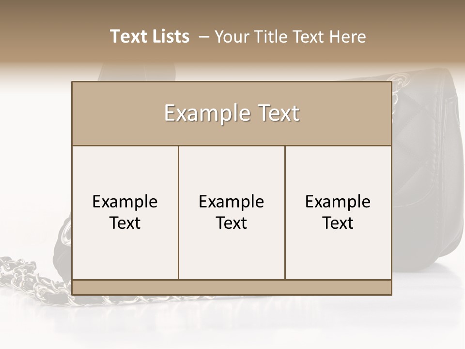 White Leg Heels PowerPoint Template