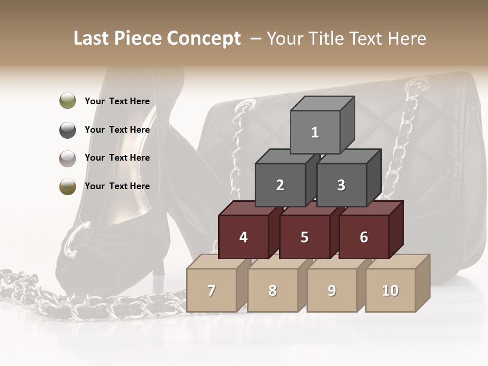 White Leg Heels PowerPoint Template