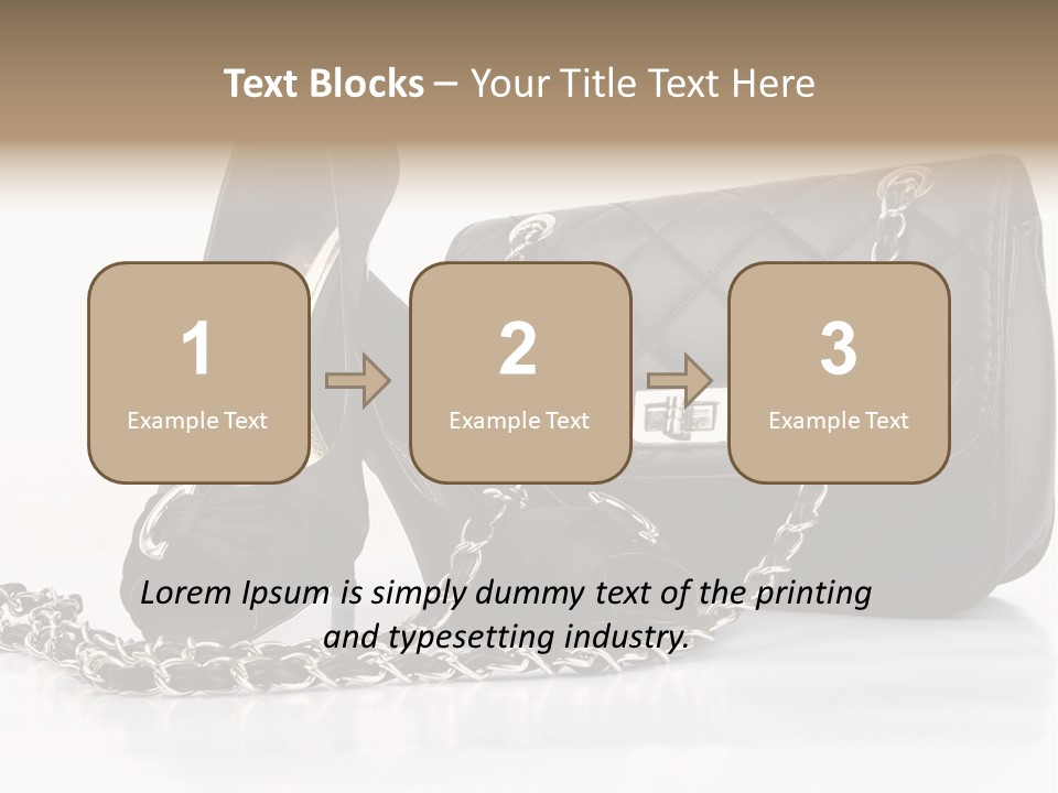 White Leg Heels PowerPoint Template