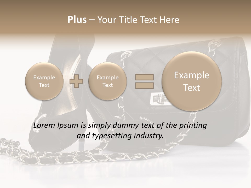 White Leg Heels PowerPoint Template