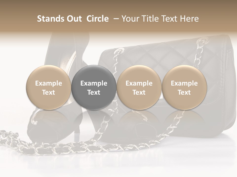 White Leg Heels PowerPoint Template