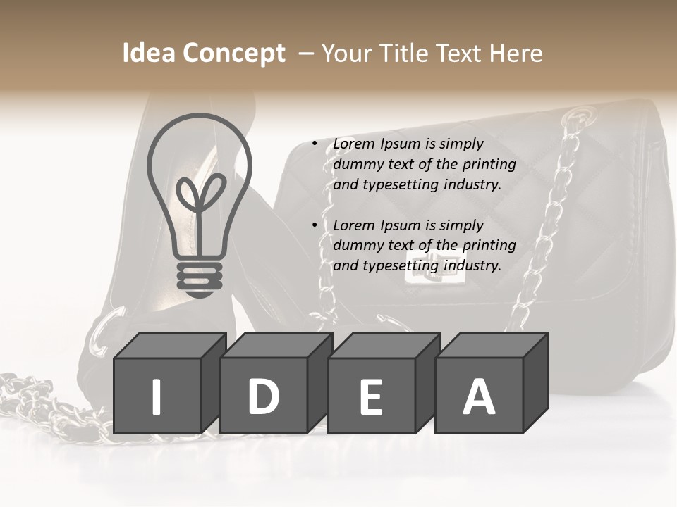 White Leg Heels PowerPoint Template