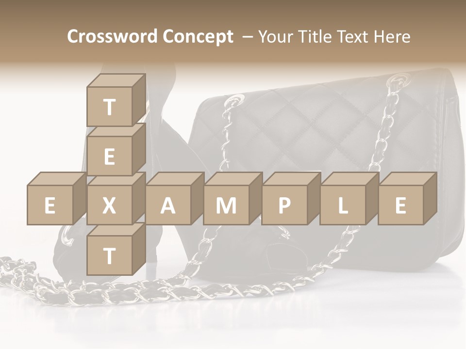 White Leg Heels PowerPoint Template