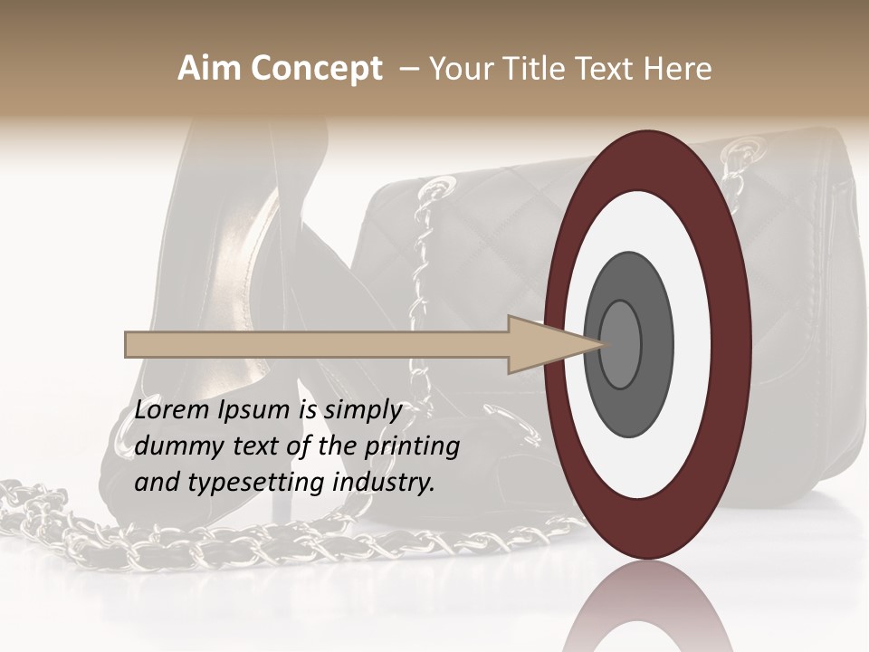 White Leg Heels PowerPoint Template