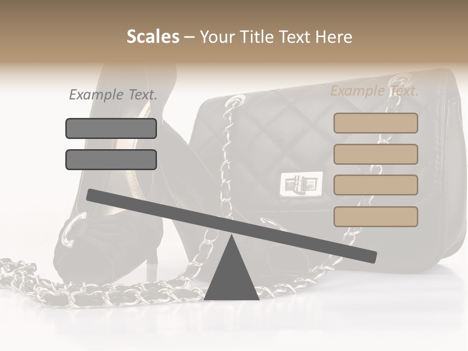 White Leg Heels PowerPoint Template