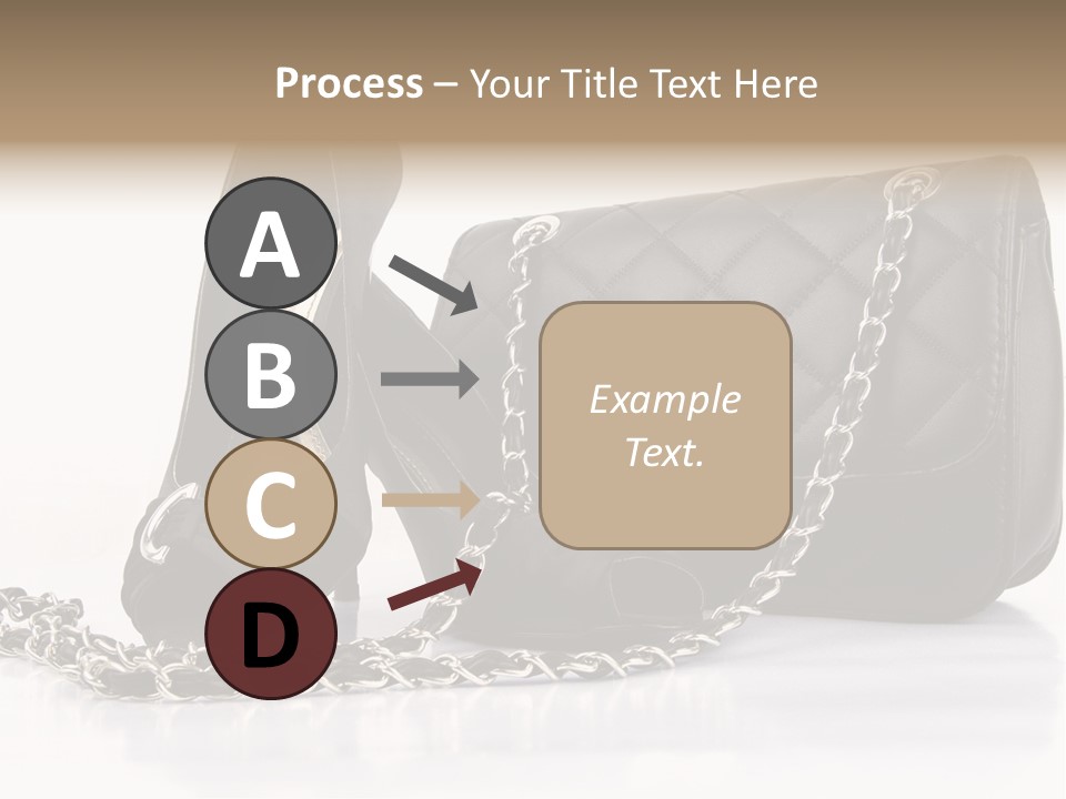 White Leg Heels PowerPoint Template