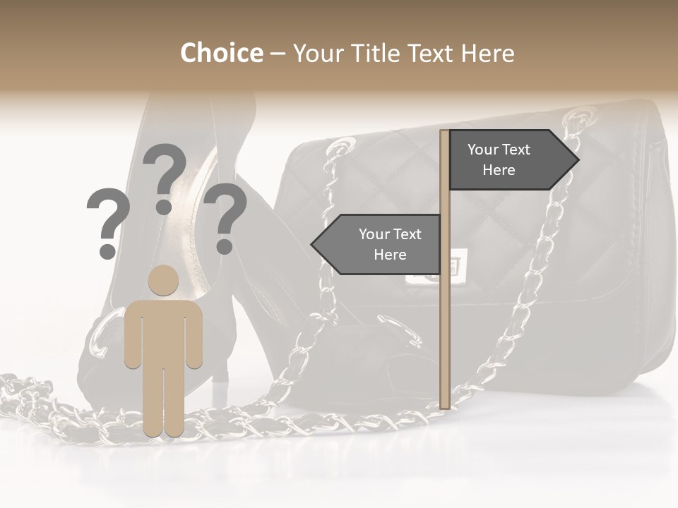 White Leg Heels PowerPoint Template