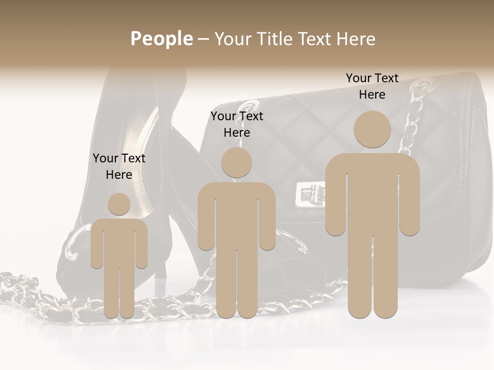 White Leg Heels PowerPoint Template