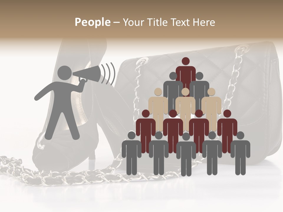 White Leg Heels PowerPoint Template