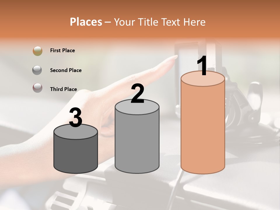 Positioning Drive Destination PowerPoint Template