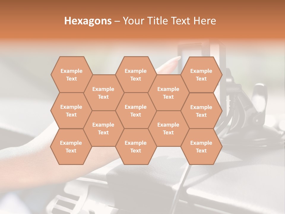 Positioning Drive Destination PowerPoint Template