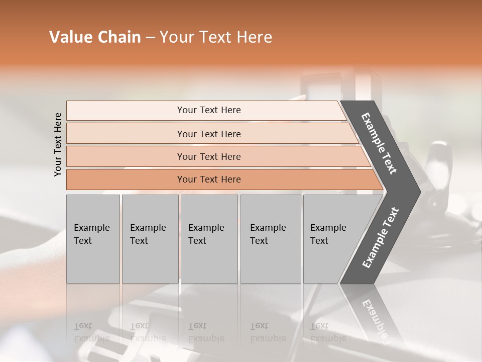 Positioning Drive Destination PowerPoint Template