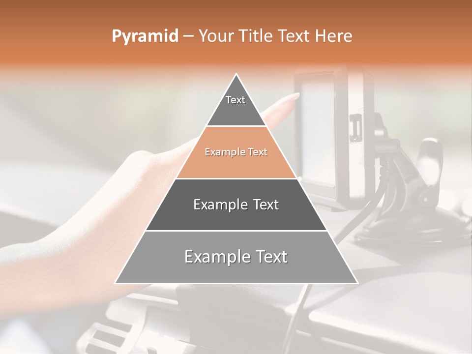 Positioning Drive Destination PowerPoint Template