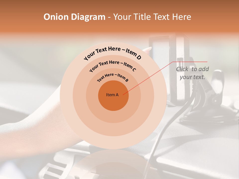 Positioning Drive Destination PowerPoint Template