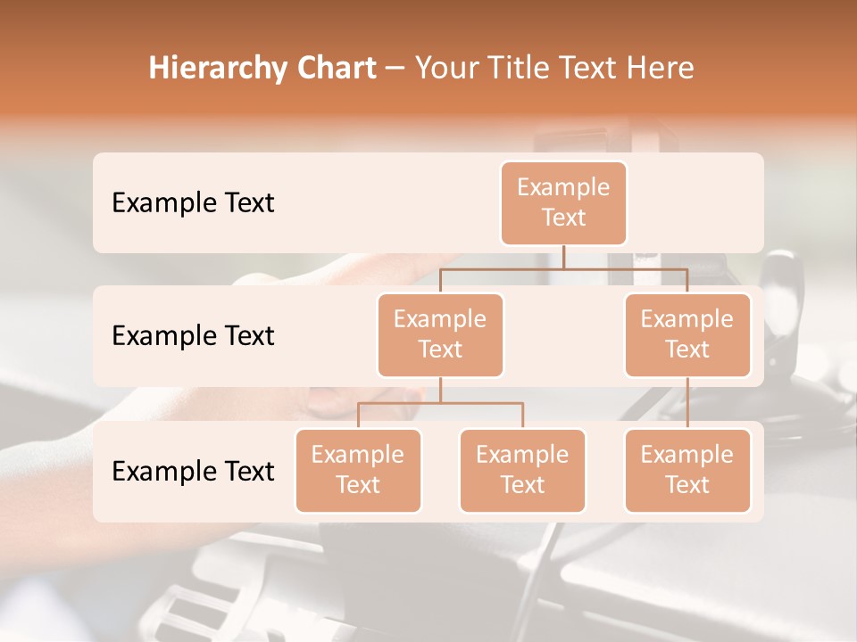 Positioning Drive Destination PowerPoint Template