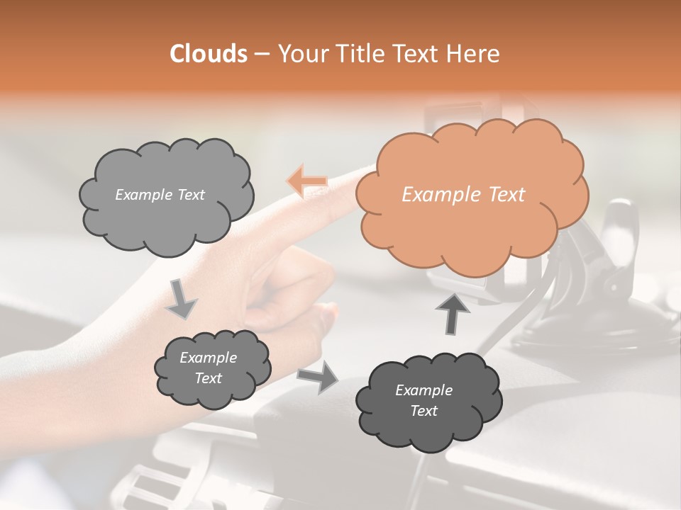Positioning Drive Destination PowerPoint Template