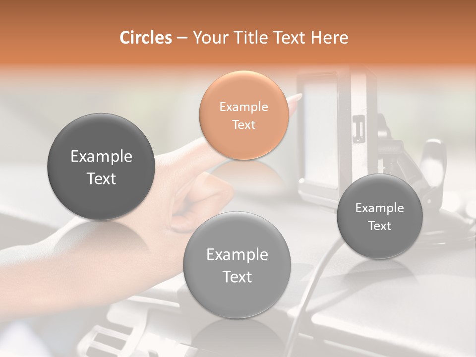 Positioning Drive Destination PowerPoint Template