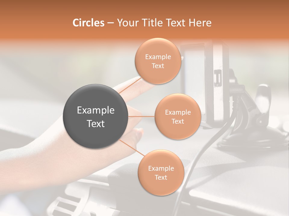 Positioning Drive Destination PowerPoint Template