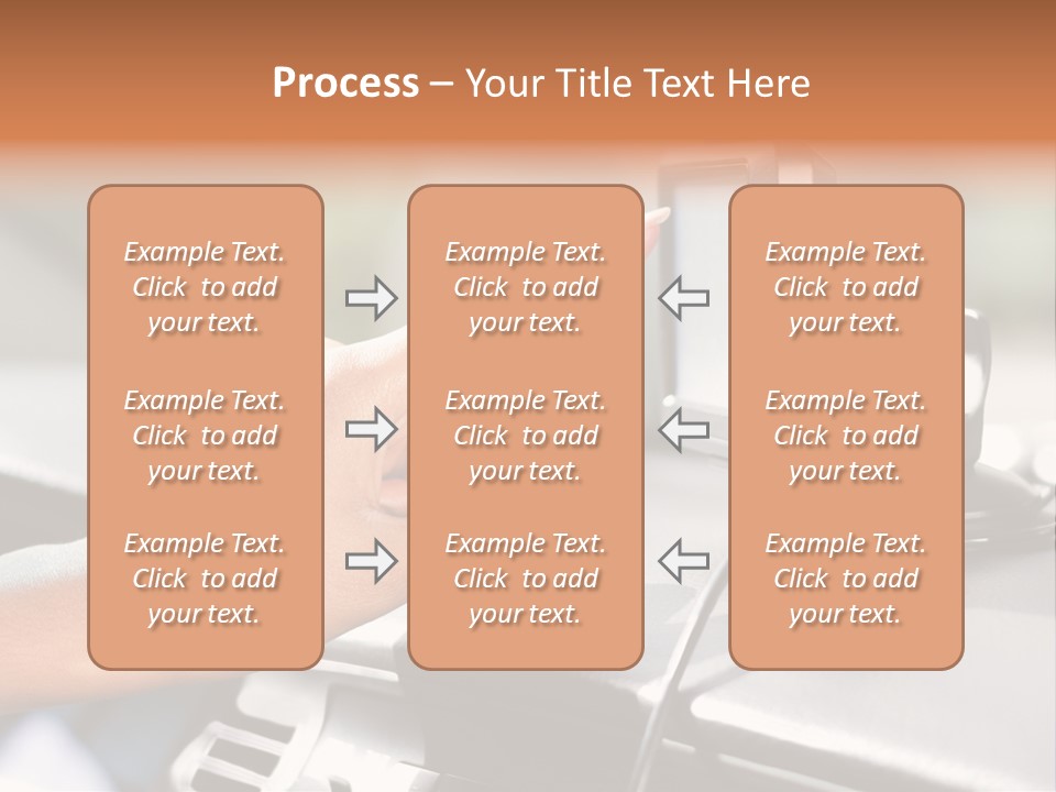 Positioning Drive Destination PowerPoint Template