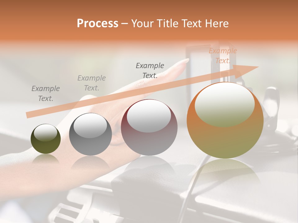 Positioning Drive Destination PowerPoint Template