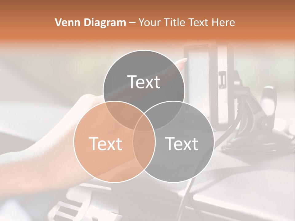 Positioning Drive Destination PowerPoint Template