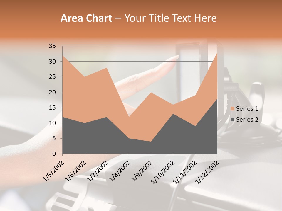 Positioning Drive Destination PowerPoint Template