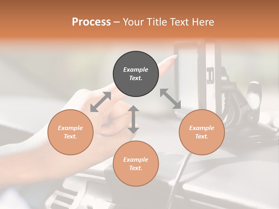Positioning Drive Destination PowerPoint Template