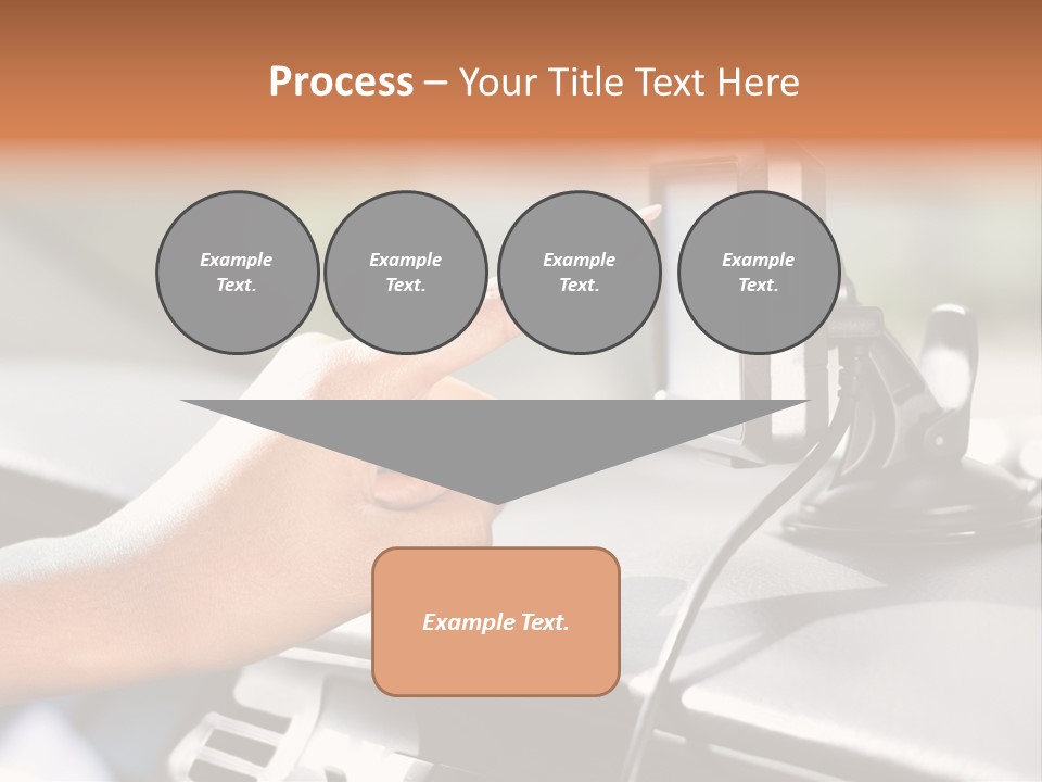 Positioning Drive Destination PowerPoint Template