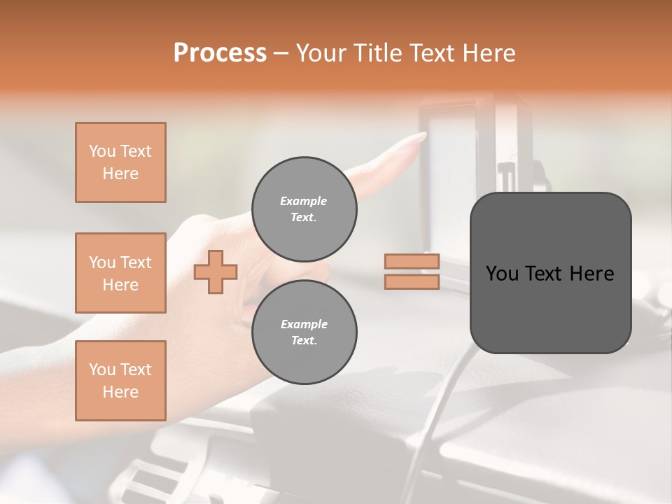 Positioning Drive Destination PowerPoint Template