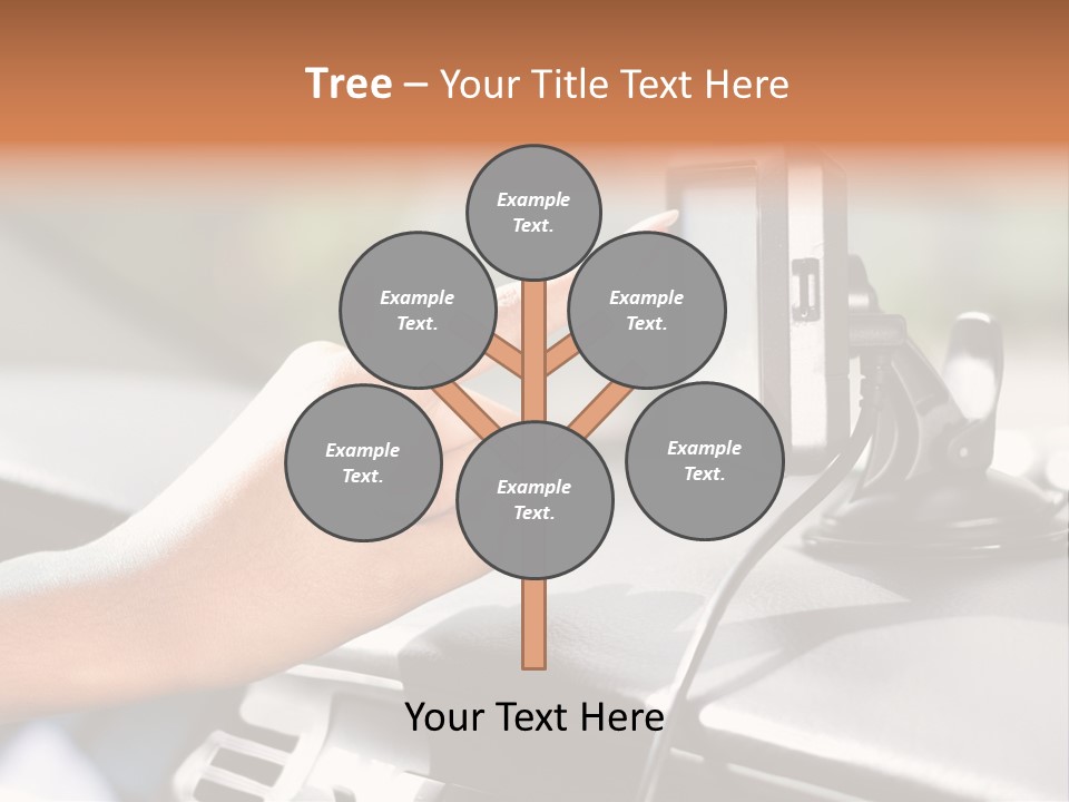 Positioning Drive Destination PowerPoint Template