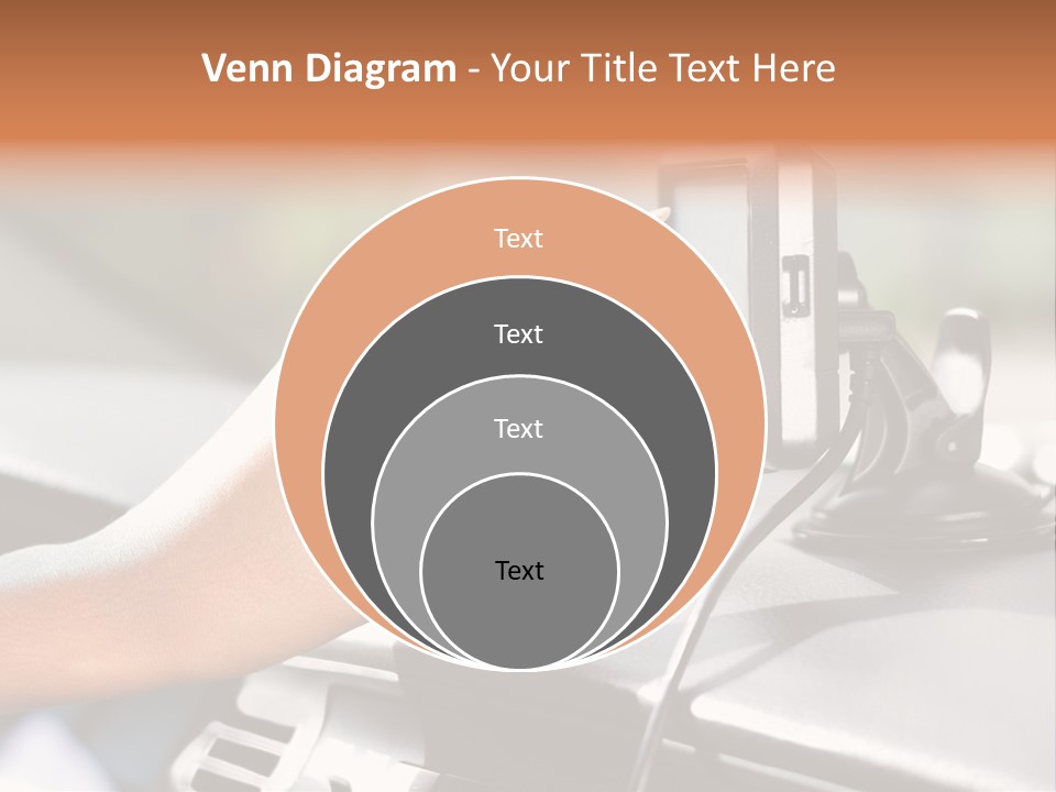 Positioning Drive Destination PowerPoint Template