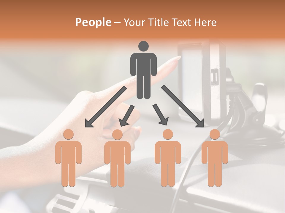 Positioning Drive Destination PowerPoint Template