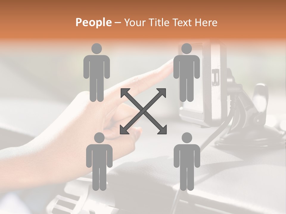 Positioning Drive Destination PowerPoint Template