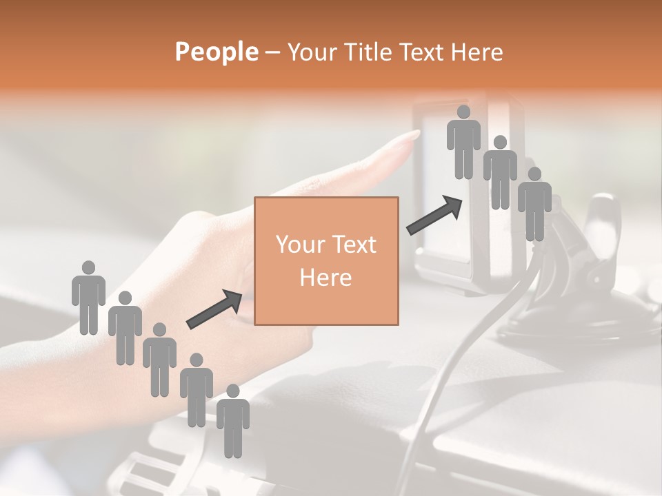 Positioning Drive Destination PowerPoint Template