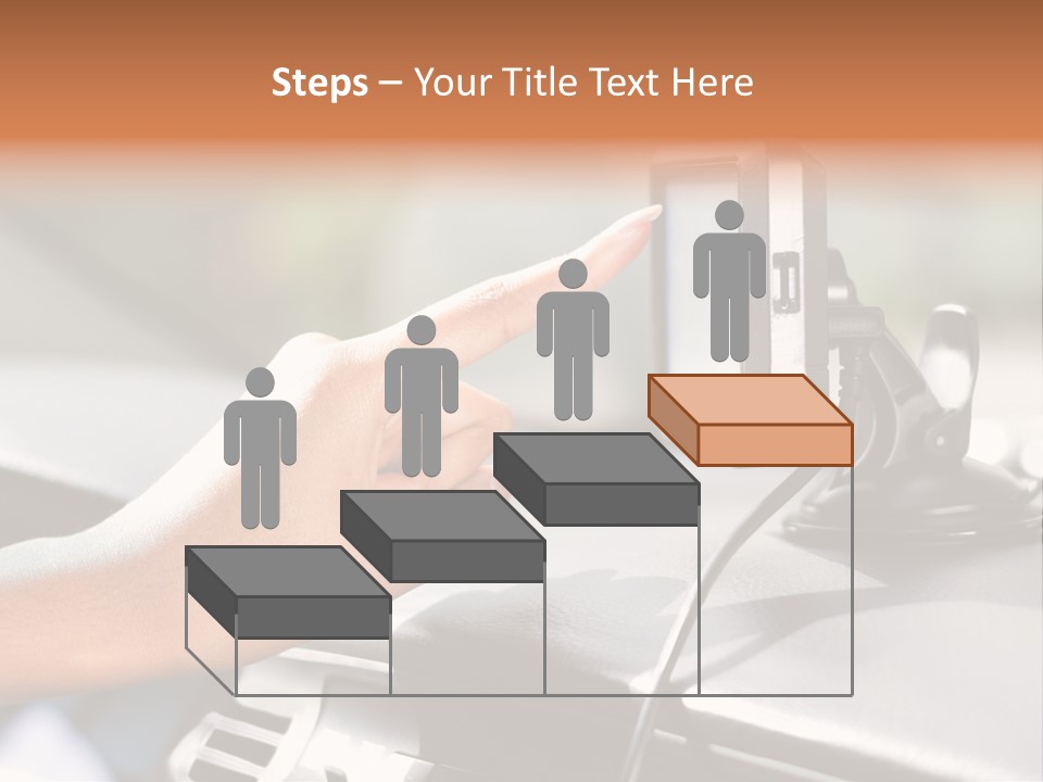 Positioning Drive Destination PowerPoint Template