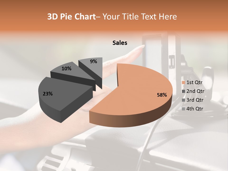 Positioning Drive Destination PowerPoint Template