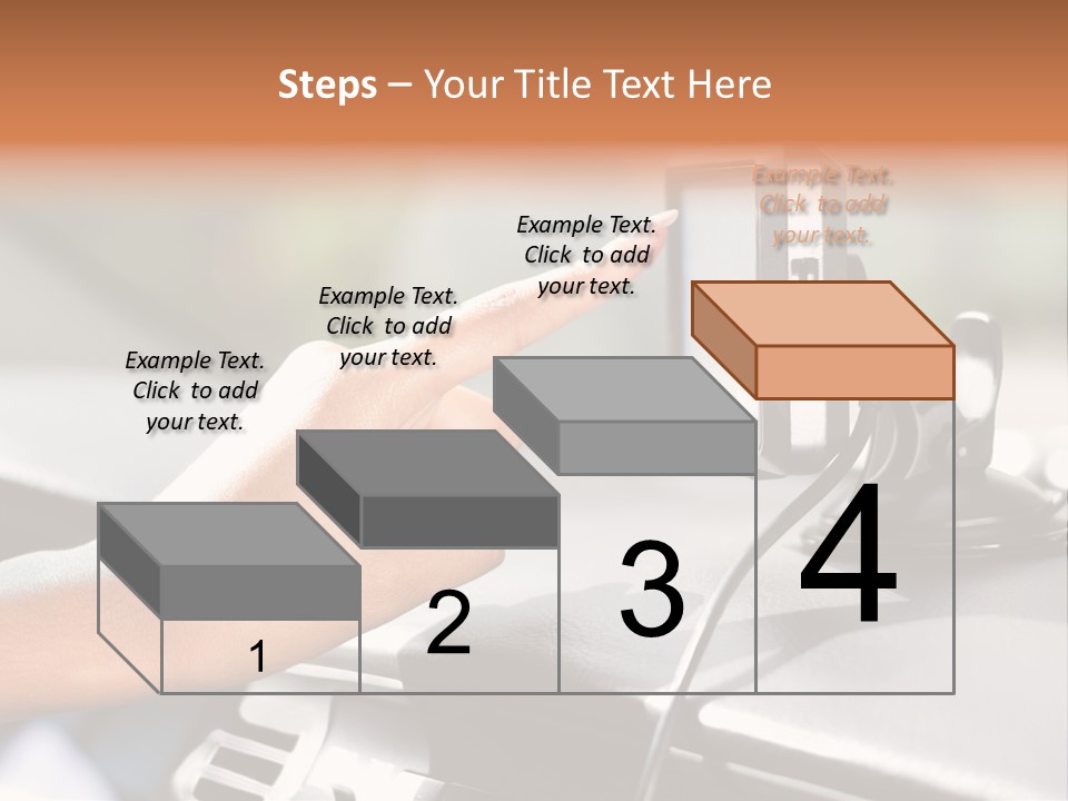 Positioning Drive Destination PowerPoint Template
