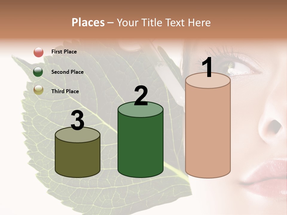 Young Beauty Healthy PowerPoint Template