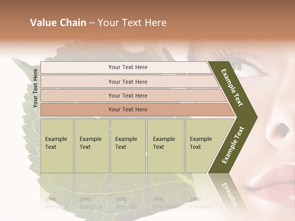 Young Beauty Healthy PowerPoint Template