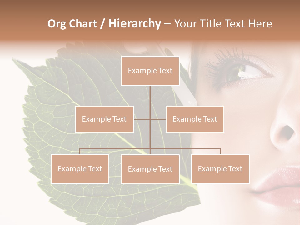 Young Beauty Healthy PowerPoint Template