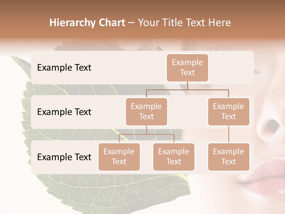 Young Beauty Healthy PowerPoint Template