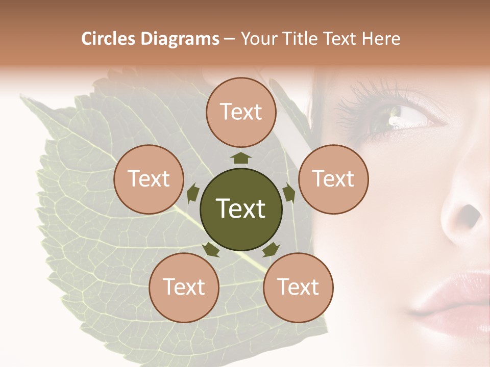 Young Beauty Healthy PowerPoint Template