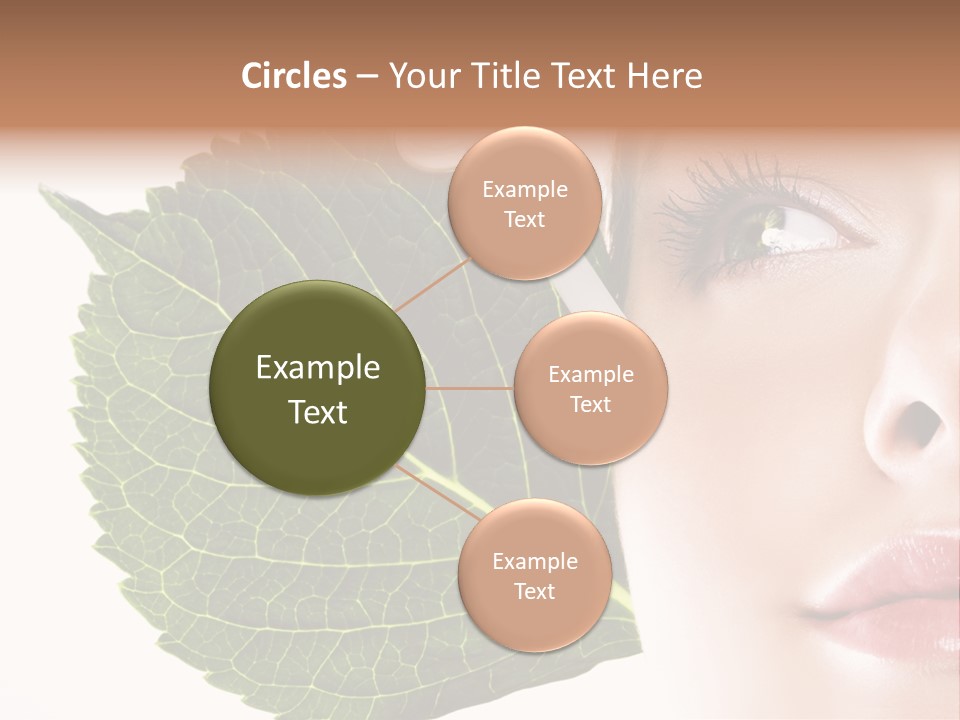 Young Beauty Healthy PowerPoint Template