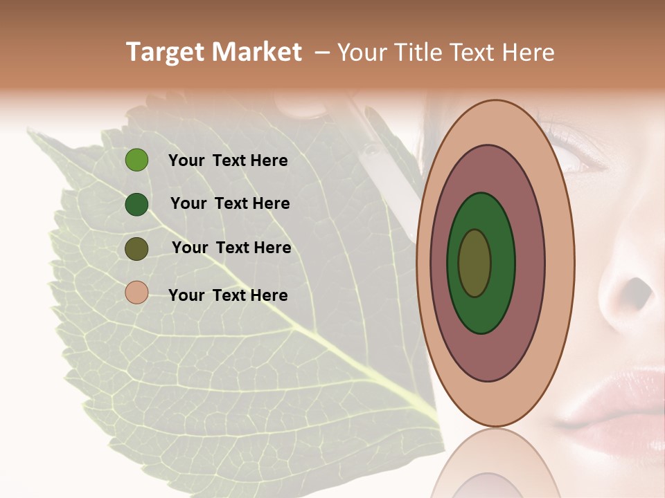 Young Beauty Healthy PowerPoint Template