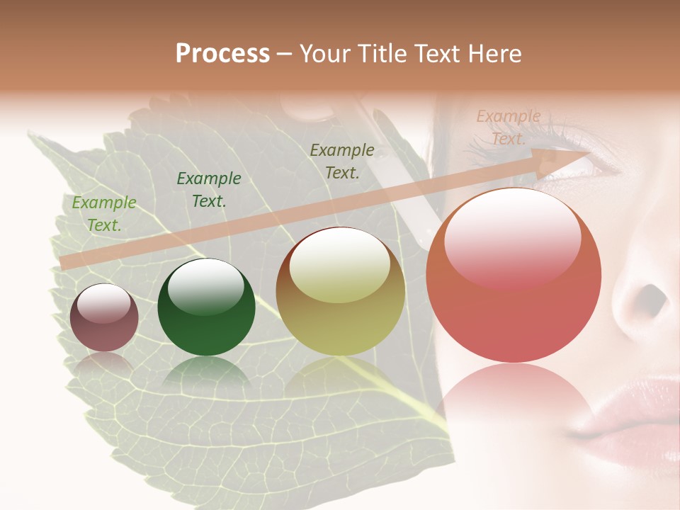 Young Beauty Healthy PowerPoint Template