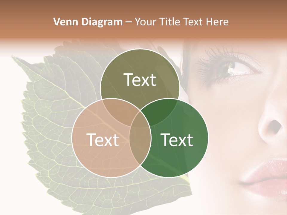 Young Beauty Healthy PowerPoint Template