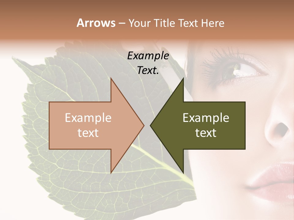 Young Beauty Healthy PowerPoint Template