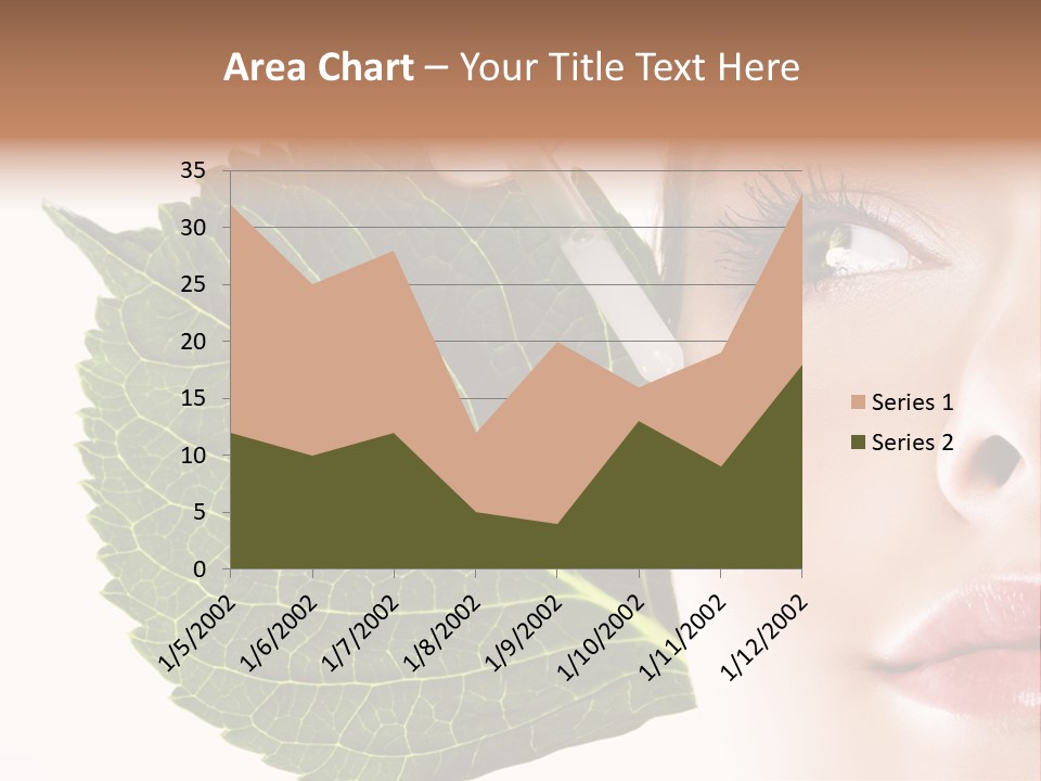 Young Beauty Healthy PowerPoint Template