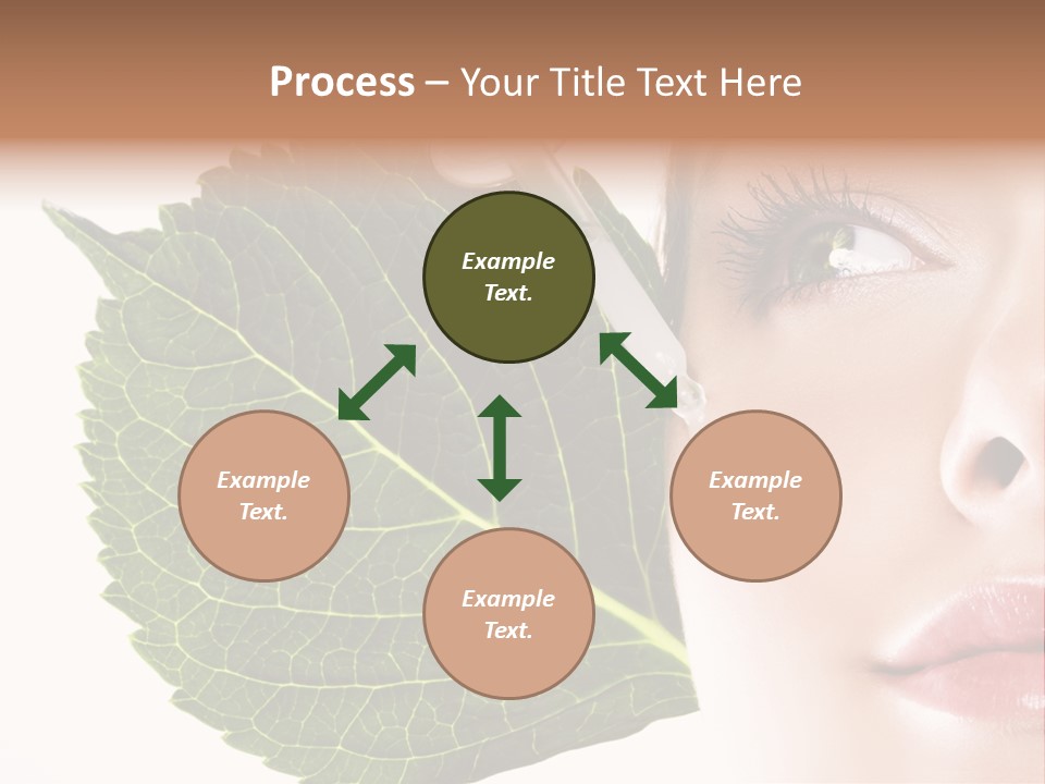 Young Beauty Healthy PowerPoint Template